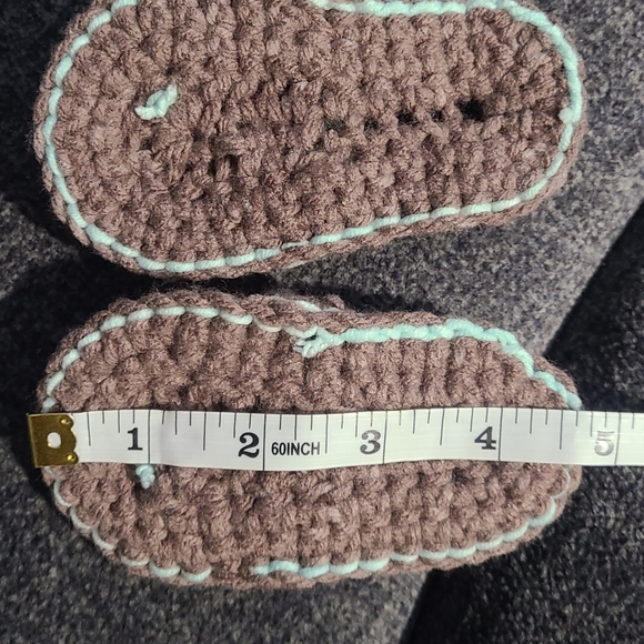 Crochet flip-flops 9-12 months - Picture 6 of 7